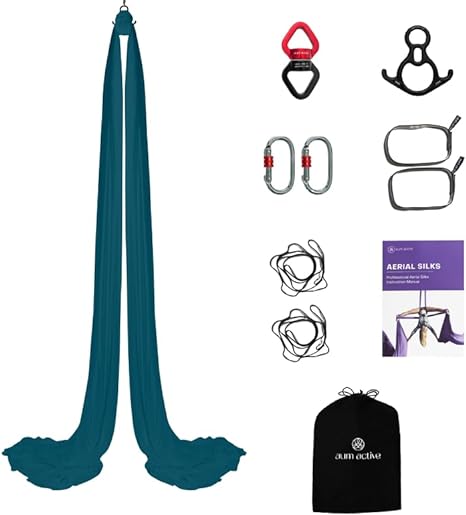 Aerial Silks Kit with Hardware & Swivel