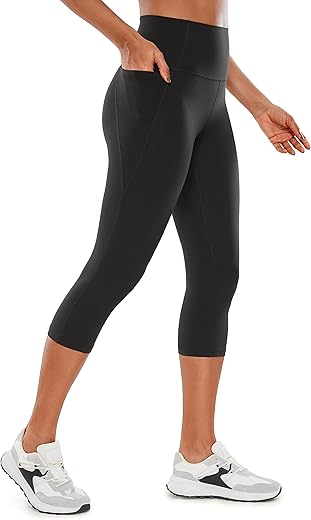 CRZ YOGA Butterluxe Capri Leggings with Pockets