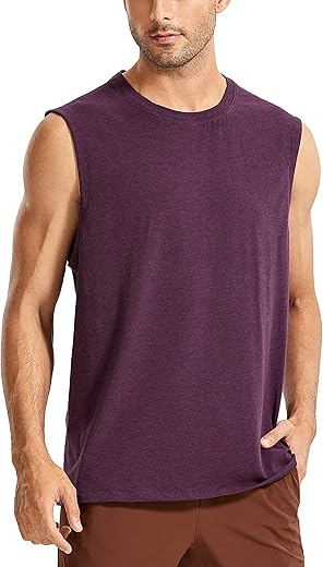 CRZ YOGA Men's Pima Tank Tops