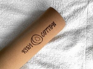 Eco-Friendly Kiwi Cotton Yoga Mat Kit