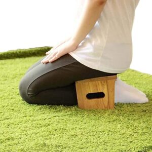 Ergonomic Bamboo Meditation Kneeling Stool Chair