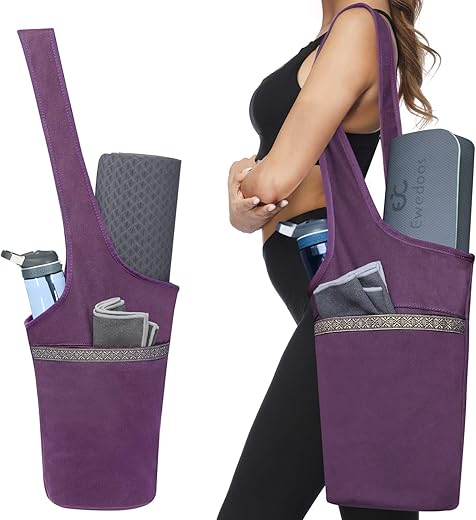 Ewedoos Yoga Mat Bag with Pockets