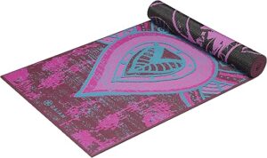 Gaiam Premium Yoga Mat Reversible Print