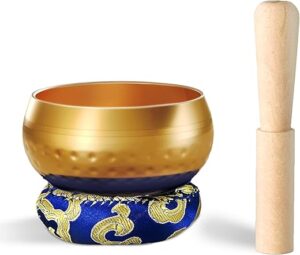 Handcrafted Tibetan Singing Bowl Set for Healing