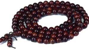 Natural Mahogany Meditation Prayer Beads