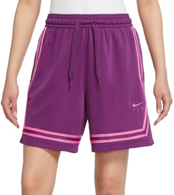 Nike Women's Basketball Shorts in Pinksicle/Viotech