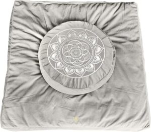 Premium Velvet Meditation Cushion Bundle