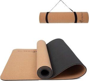 StrongTek Cork TPE Yoga Mat