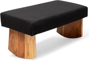 Sustainable Acacia Seiza Meditation Bench