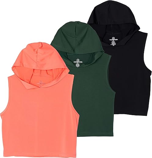 Women's Dry-Fit Crop Tank Hoodie