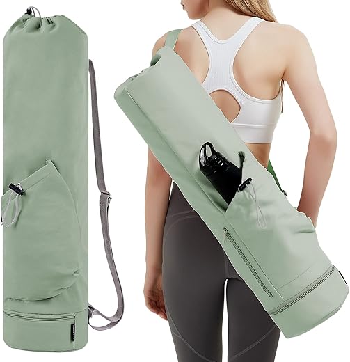 Yoga Mat Bag with Multi-functional Storage