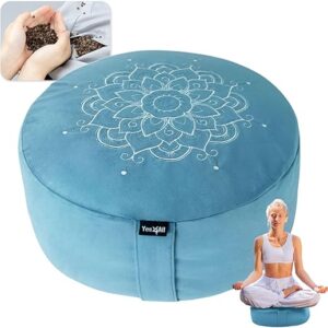 Zafu Buckwheat Yoga Bolster Cushion Pillow